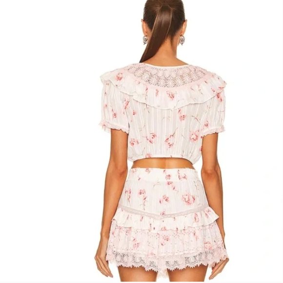 LoveShackFancy Elania Crop Top - Picture 4 of 16